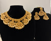Dark Gold Necklace, Tikka & Earrings – 4 Piece Set