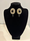 Pearl & Black Earrings – 2 Piece