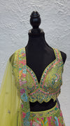 Lime Green Lengha