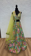 Lime Green Lengha