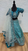 Ombre Blue Lengha