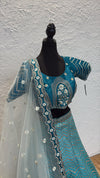 Ombre Blue Lengha