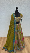 Mehndi Green Lengha