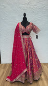 Hot Pink Panel Lengha