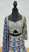 Royal Blue Pre-Event Lengha