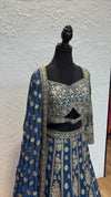 Royal Blue Pre-Event Lengha